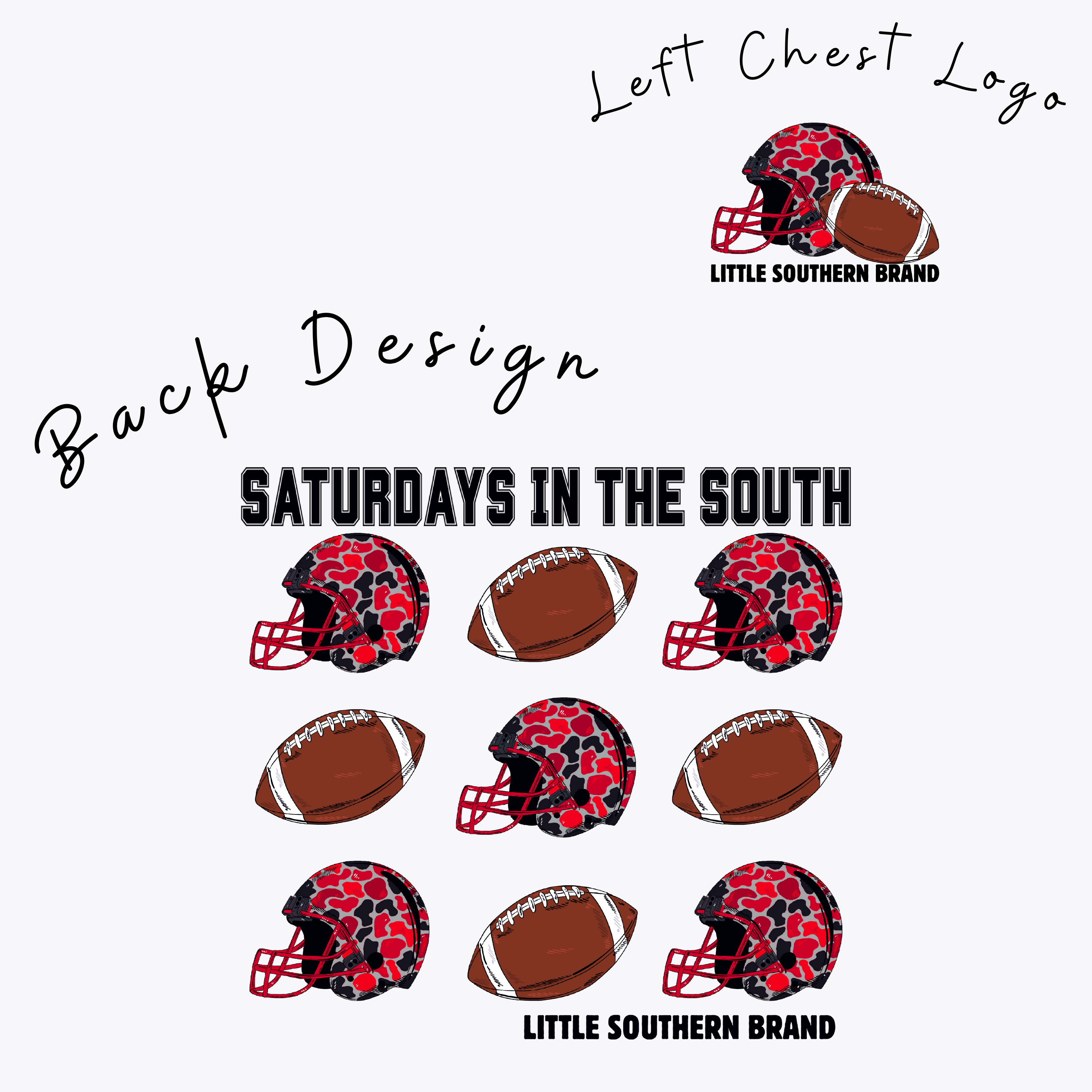 Saturdays In The South (GA) - 2 colors