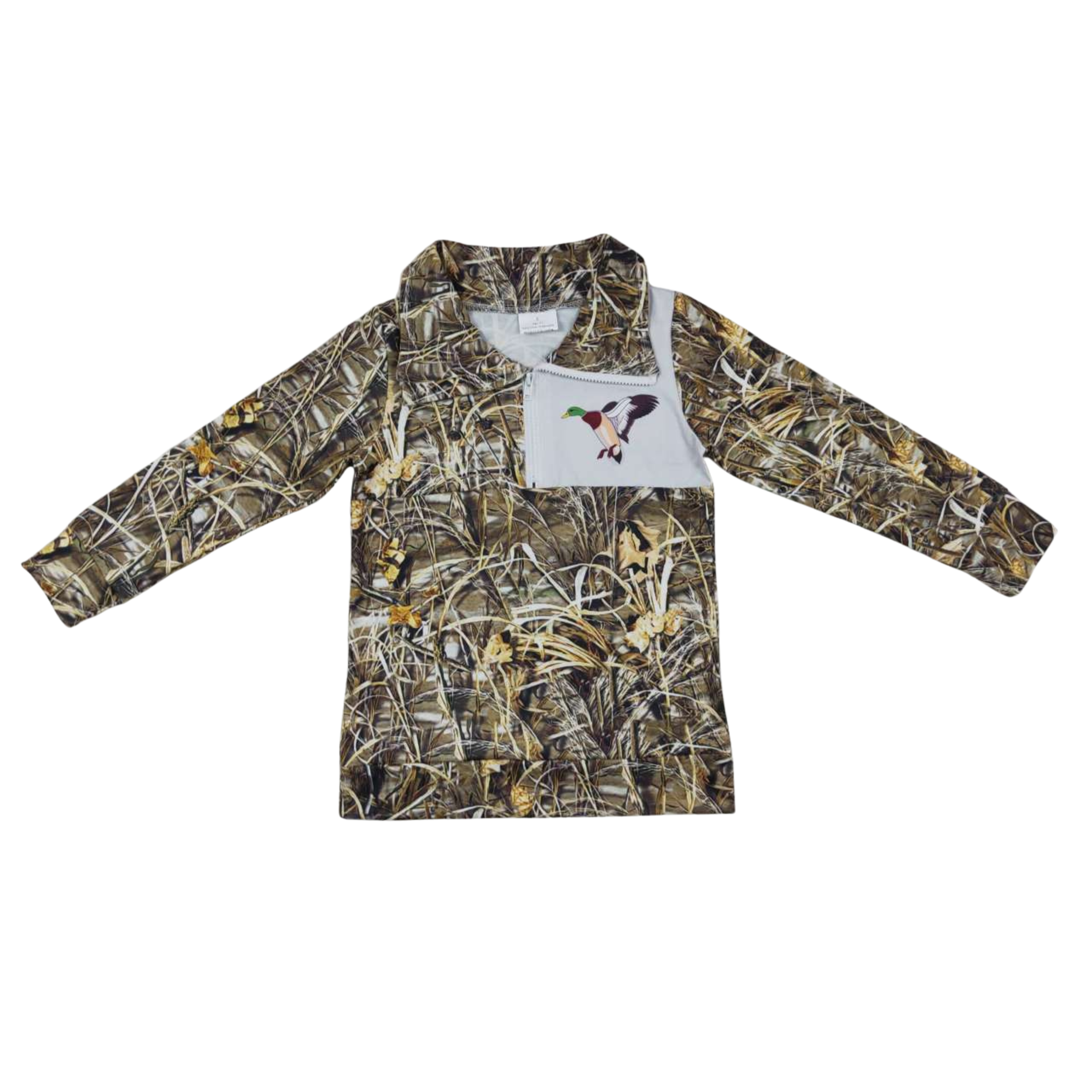 In The Woods Camo Duck Pullover