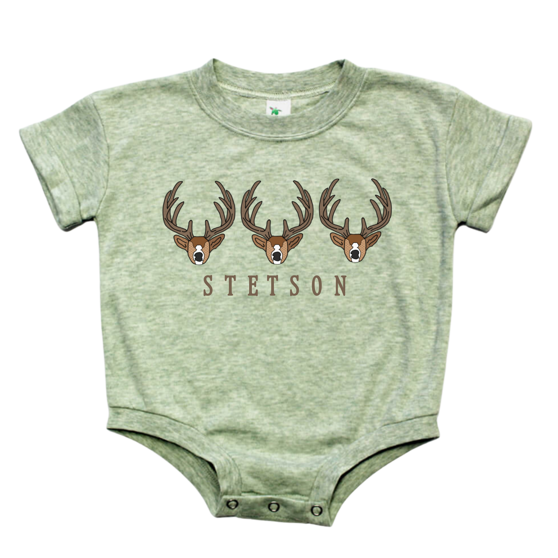 Buck Trio Bubble - Custom With Name
