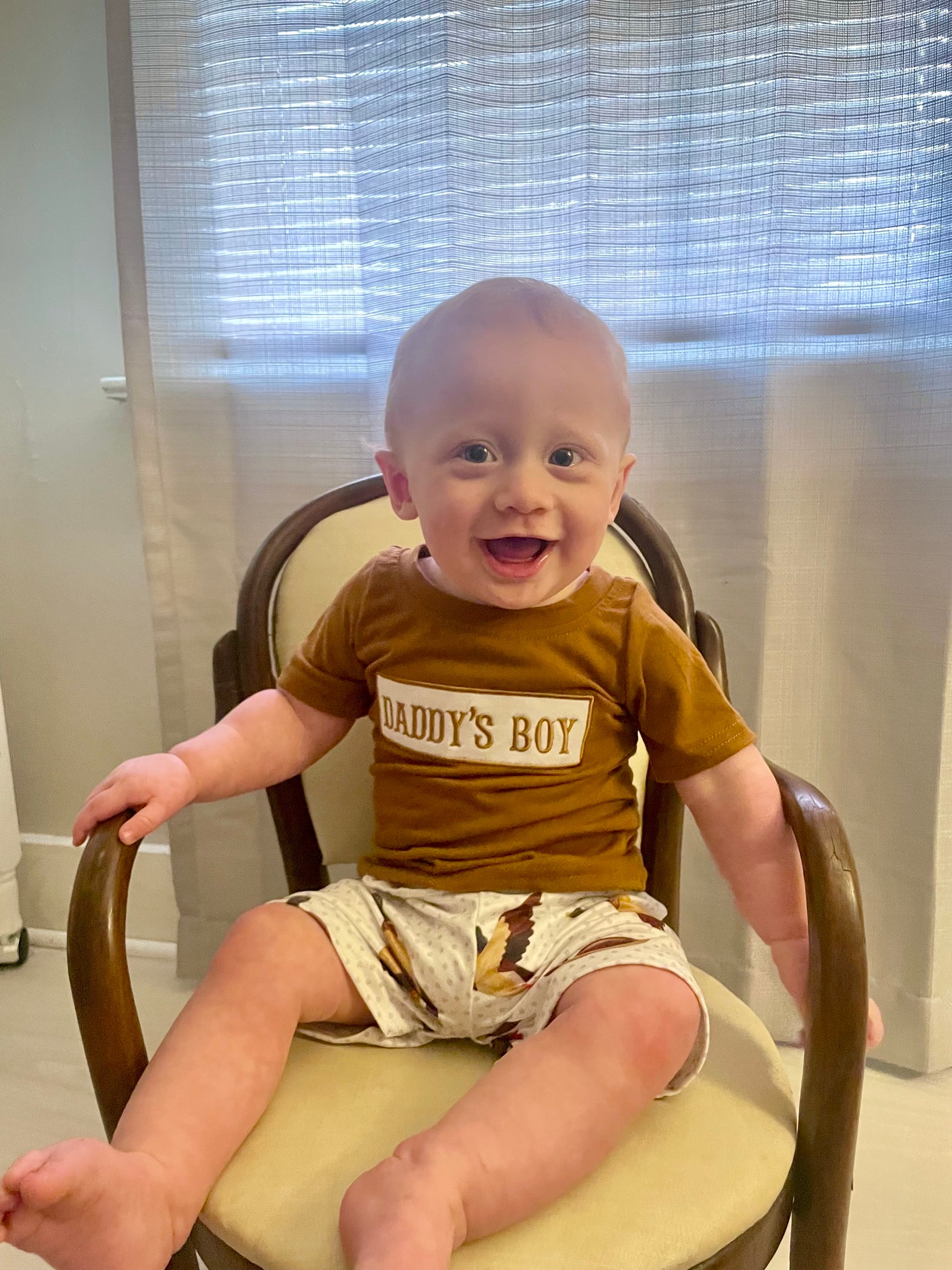 Embroidered Daddy’s Boy Set