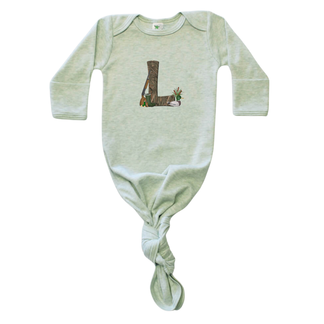 Duck Hunting Initial Gown - *A-Z*