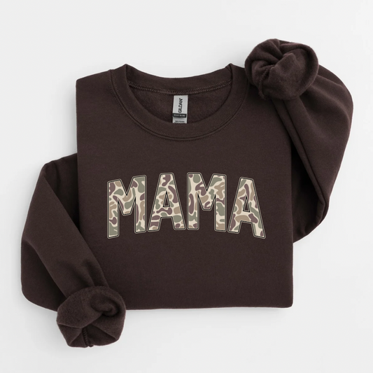 Old School Camo MAMA - Chocolate