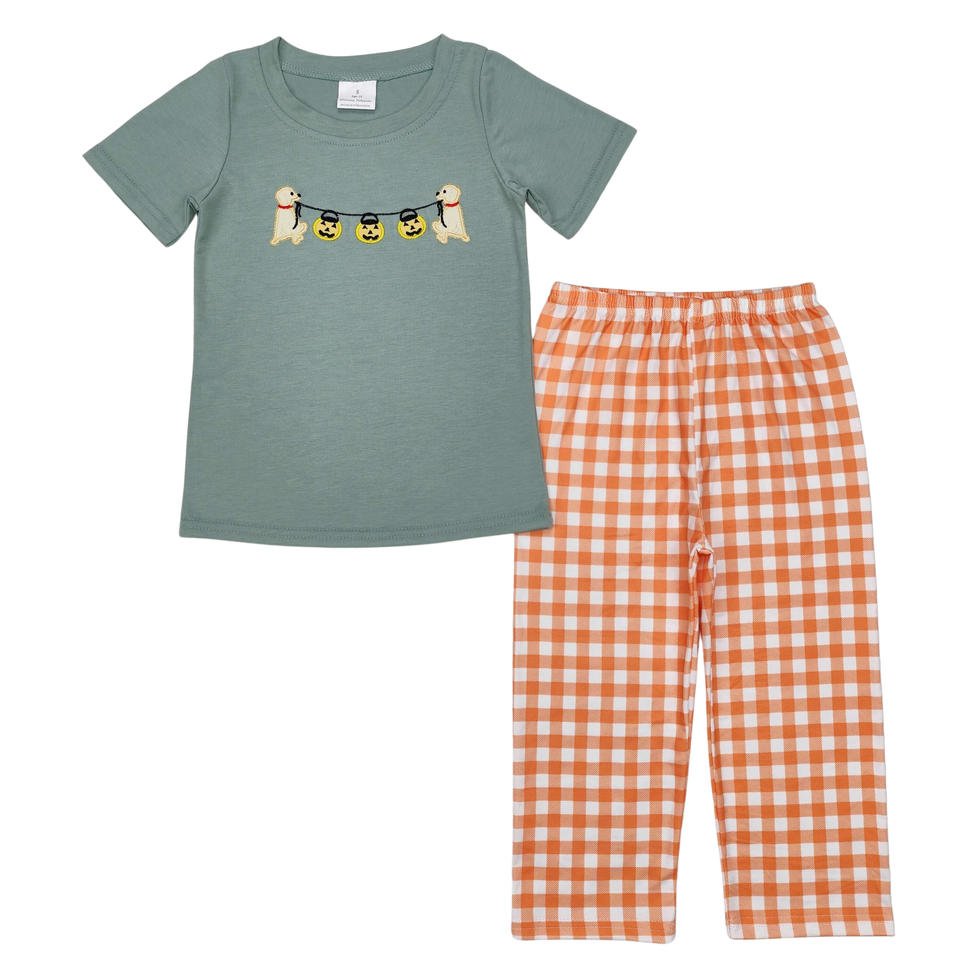 Halloween Puppy Pants Set