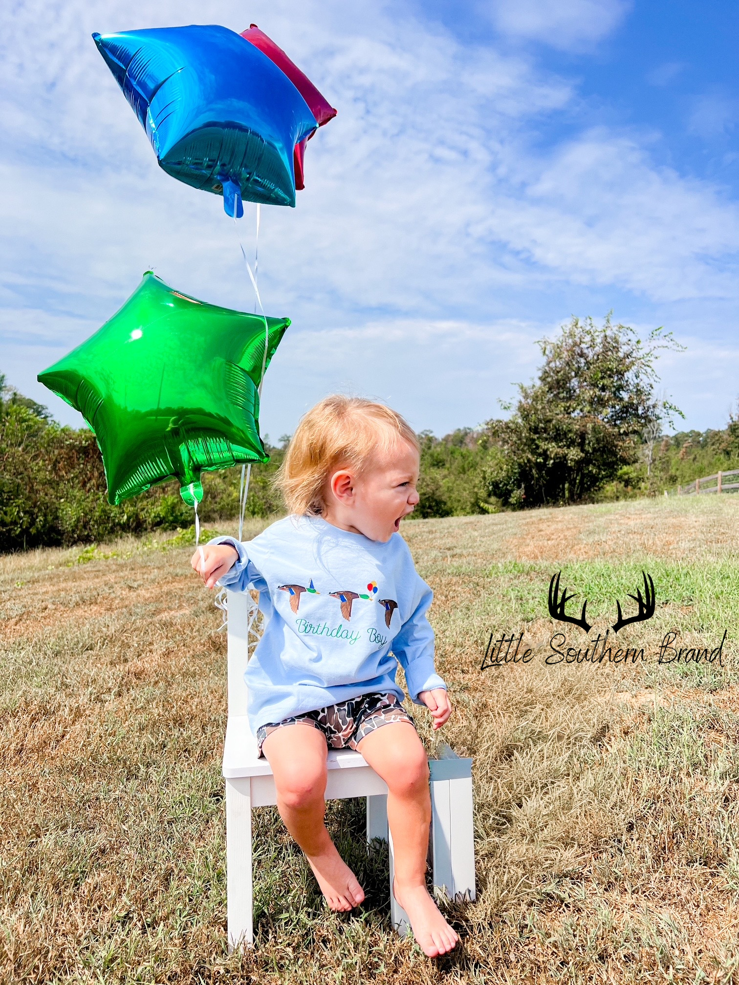 Mallard Birthday Boy Light Blue