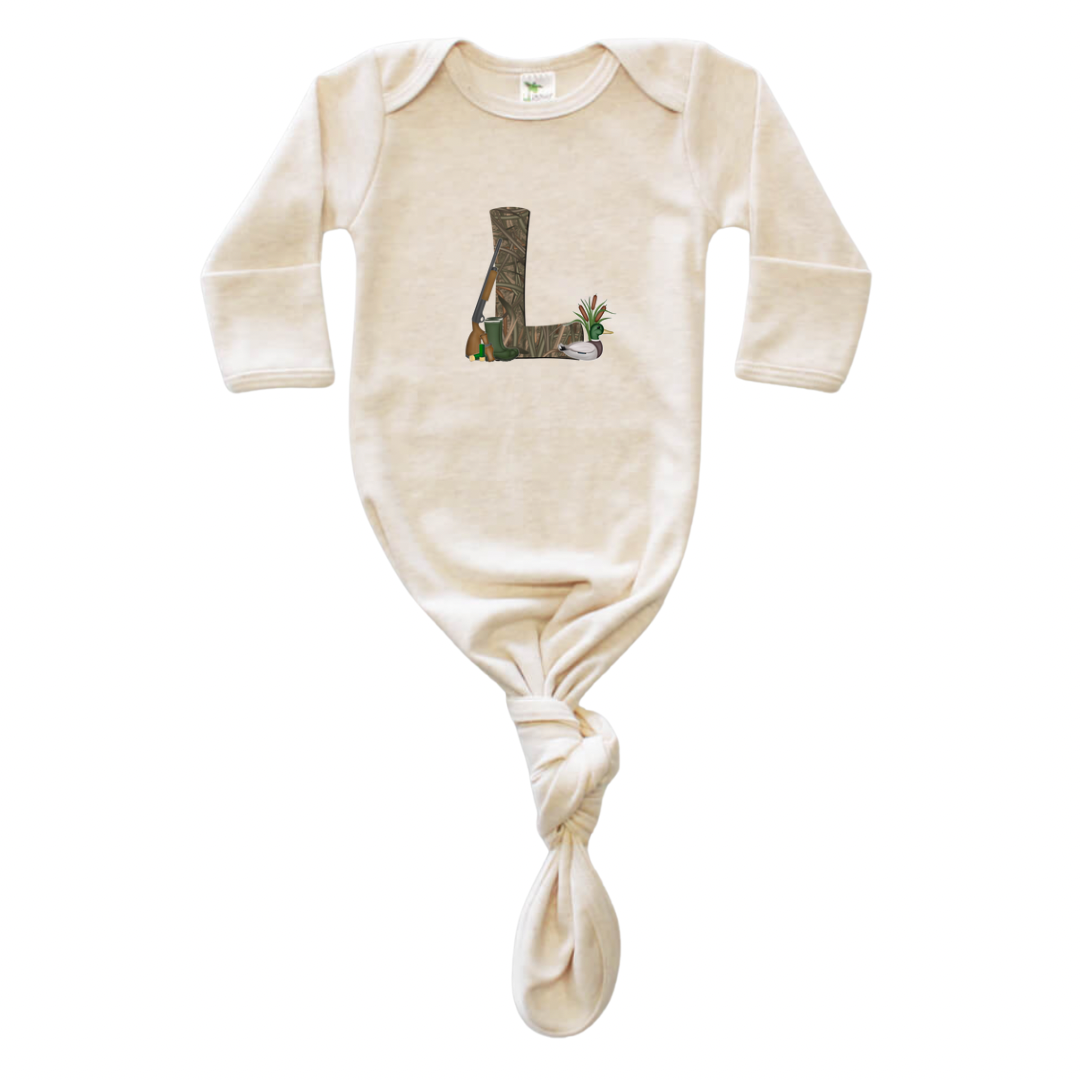 Duck Hunting Initial Gown - *A-Z*