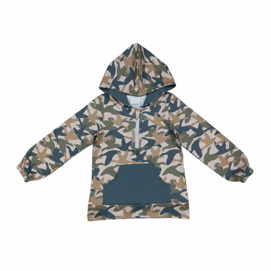 Camo Ducks Hooded Pullover