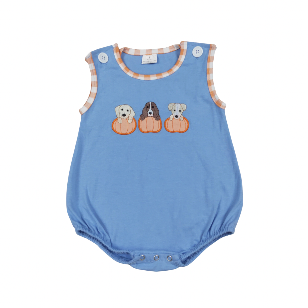 Halloween Puppies Boys Romper