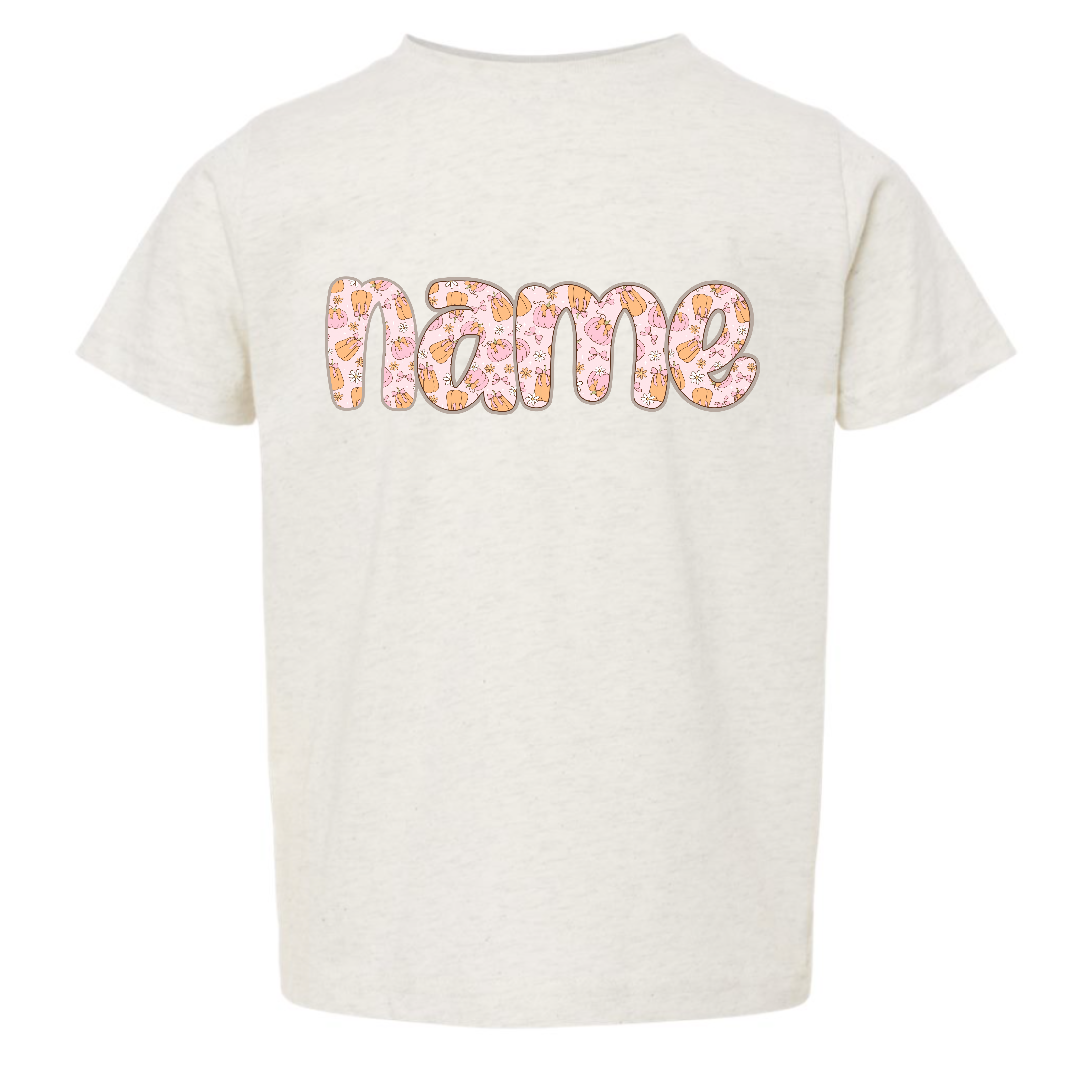 Coquette Pumpkin Name Tee - Custom