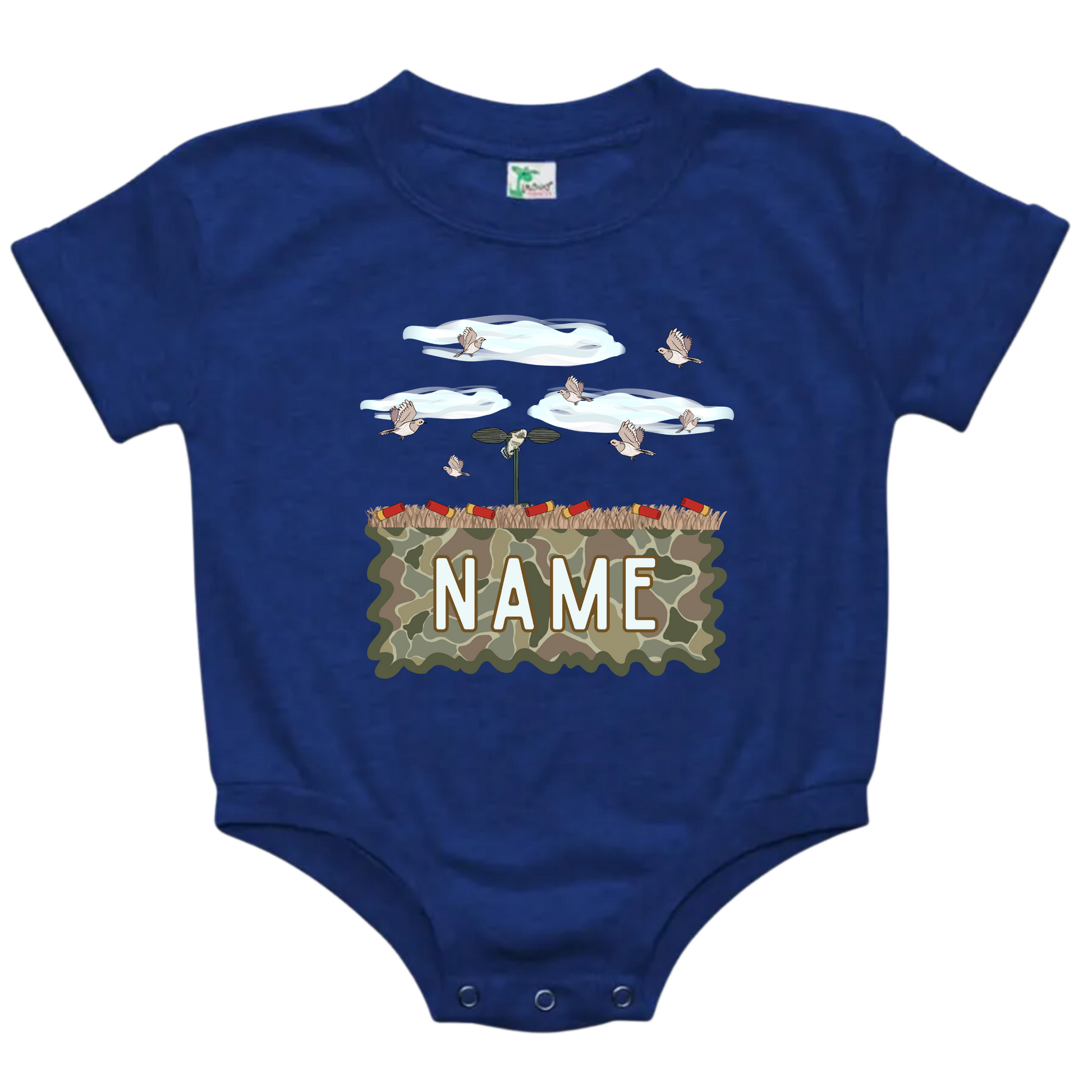 Dove Hunt Name Bubble - Blue