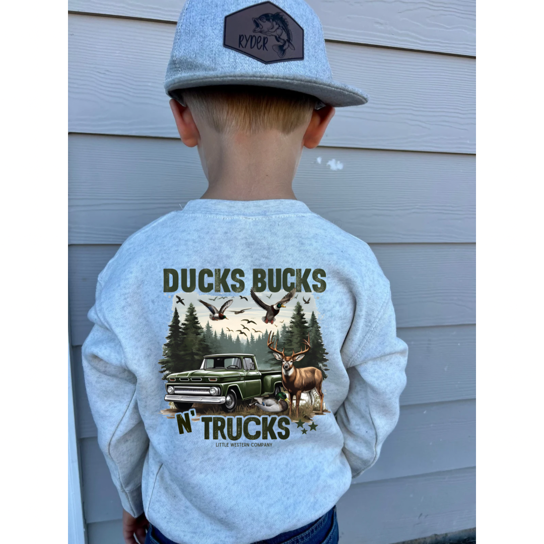 Ducks, Trucks & Bucks Crewneck