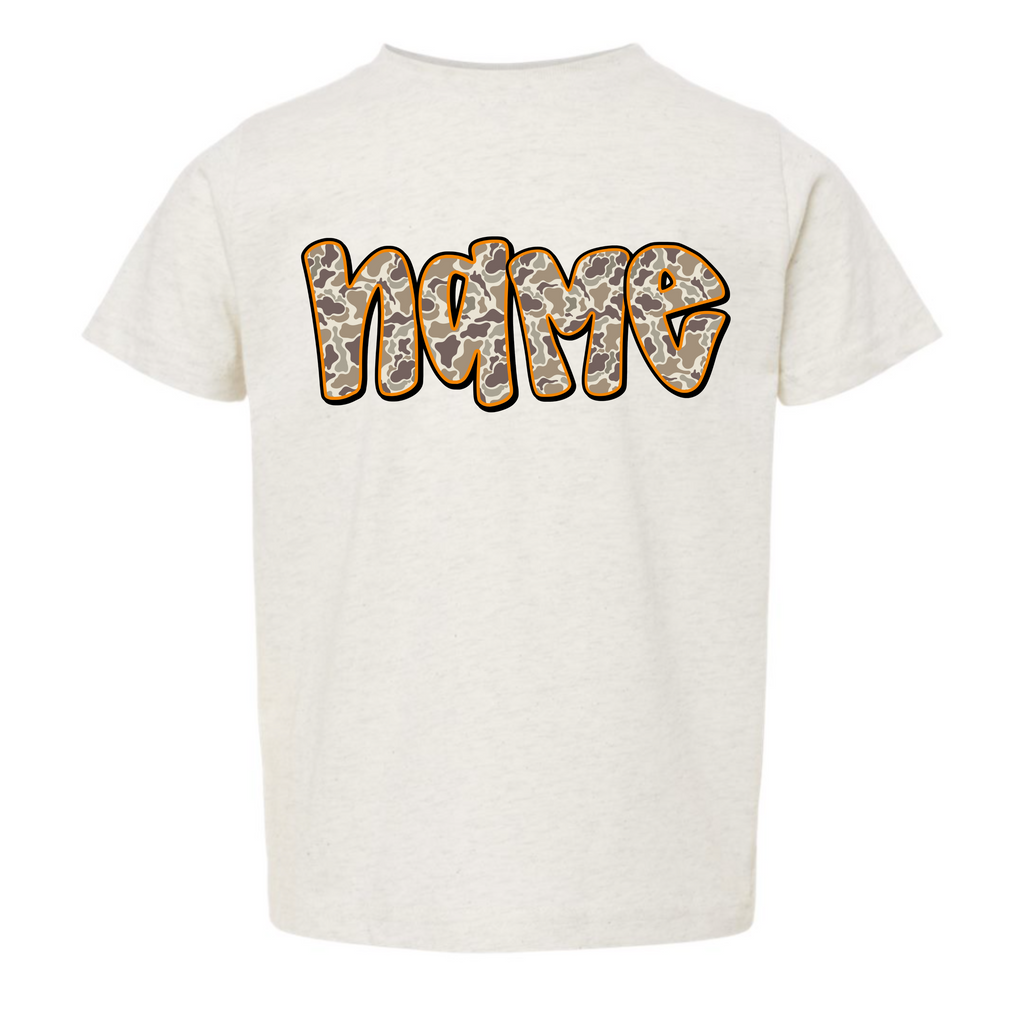 Old School Camo Name Tee - Custom