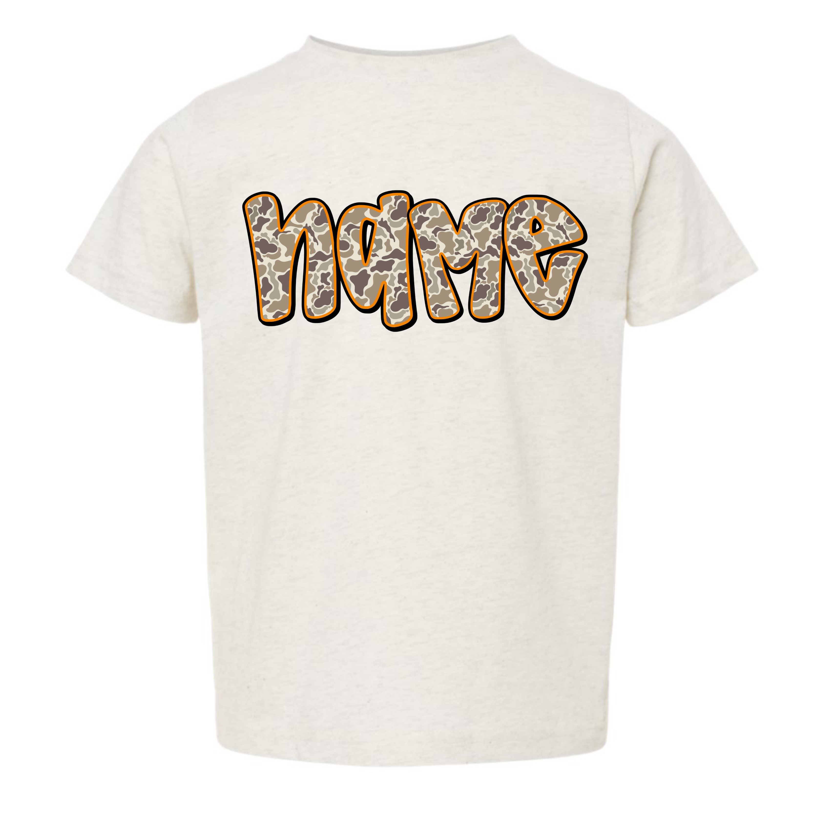 Old School Camo Name Tee - Custom