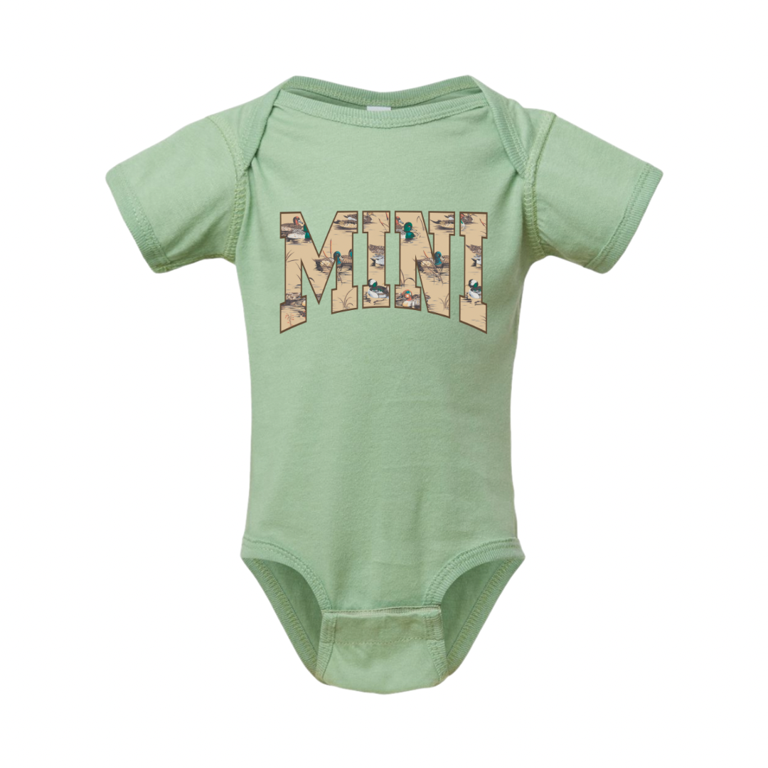 Duck Print MINI onesie