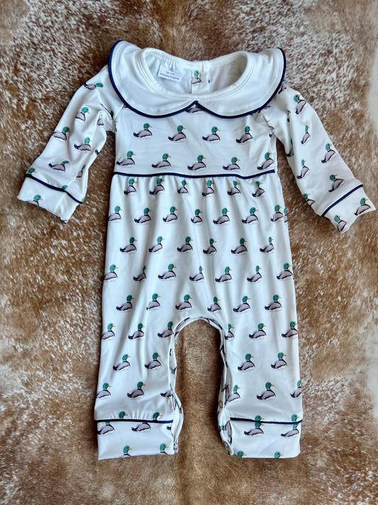 Mallard Collar Boys Romper