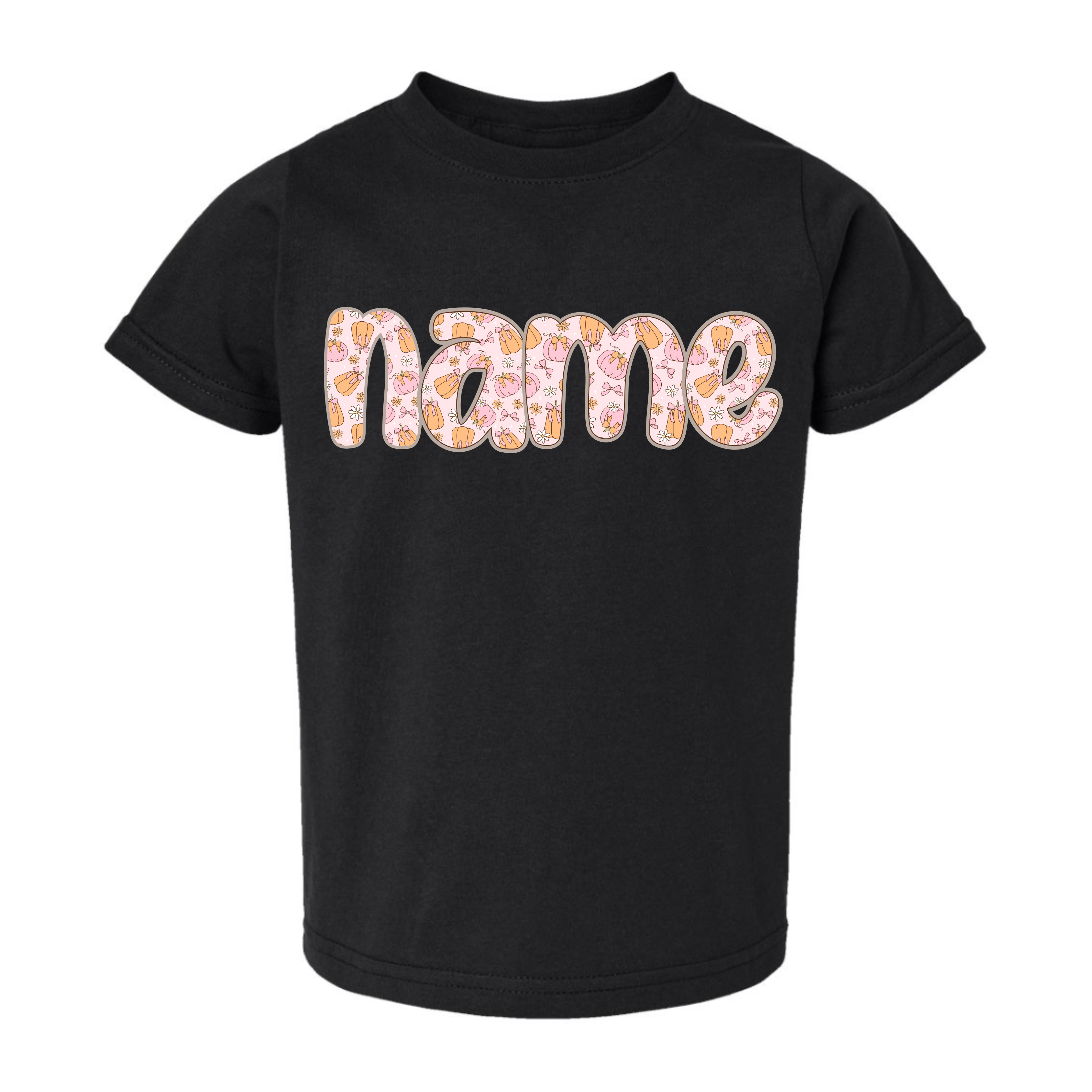 Coquette Pumpkin Name Tee - Custom