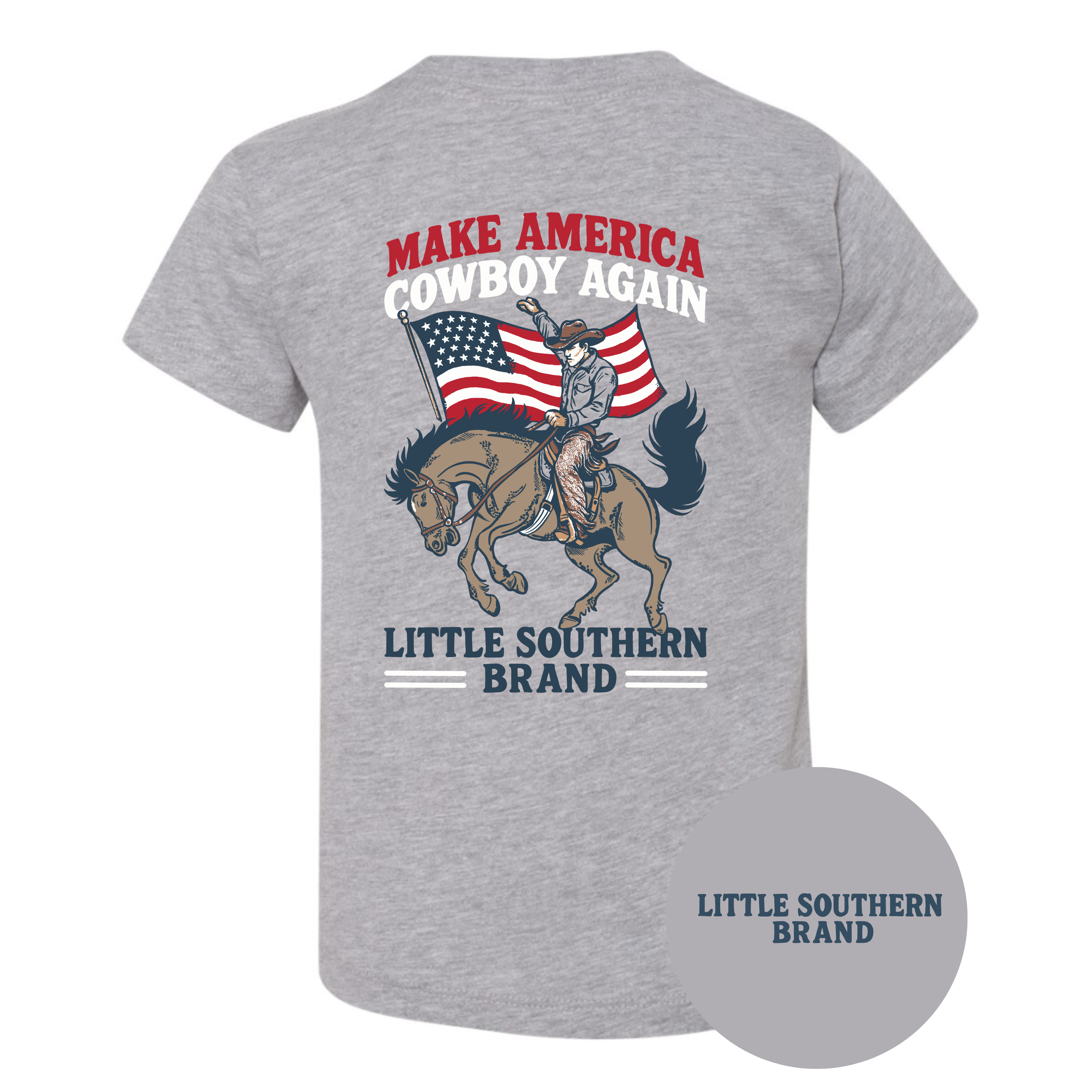 Make America Cowboy Again - Heather Grey
