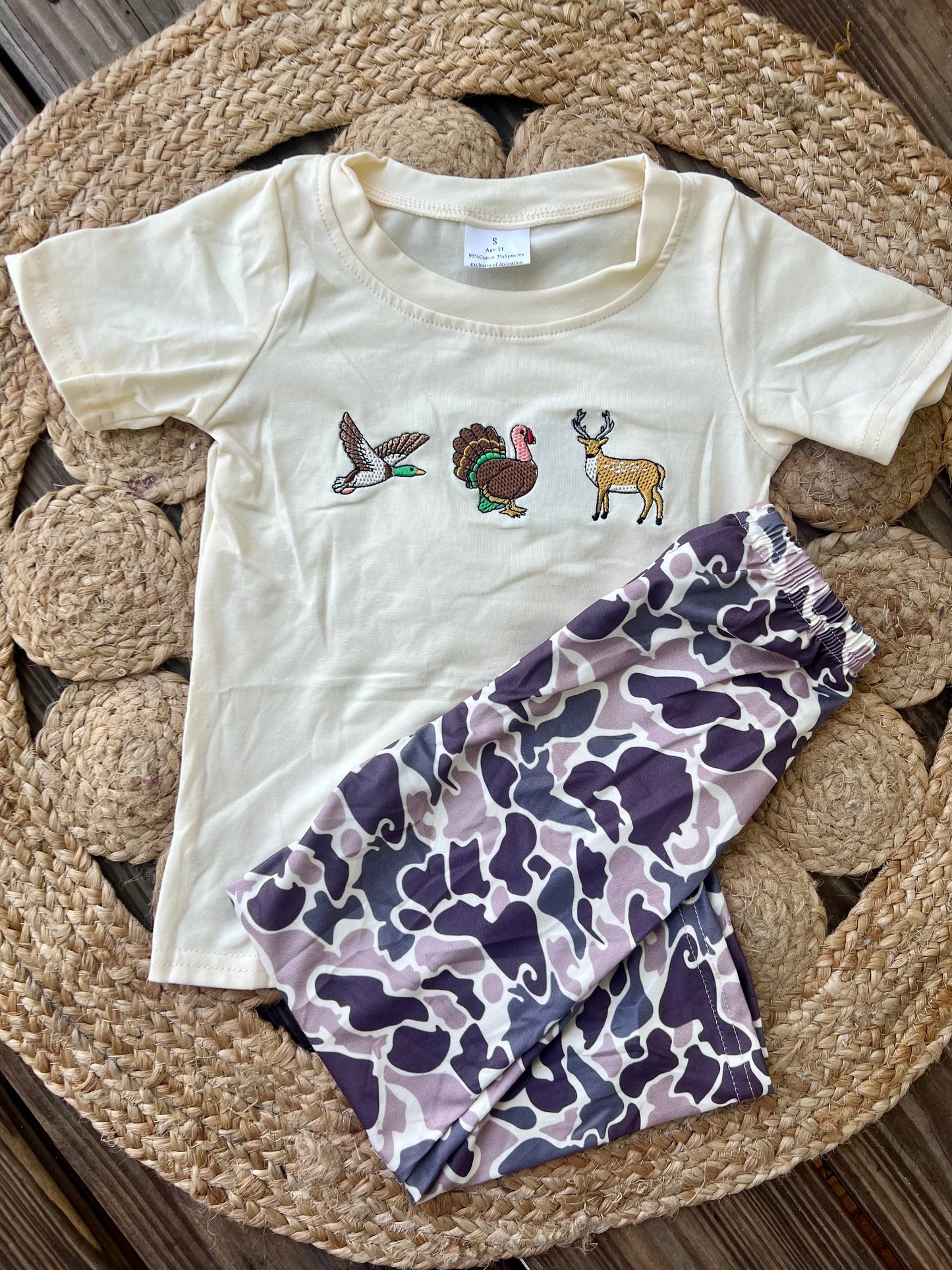 Duck, Turkey & Deer Pants Set