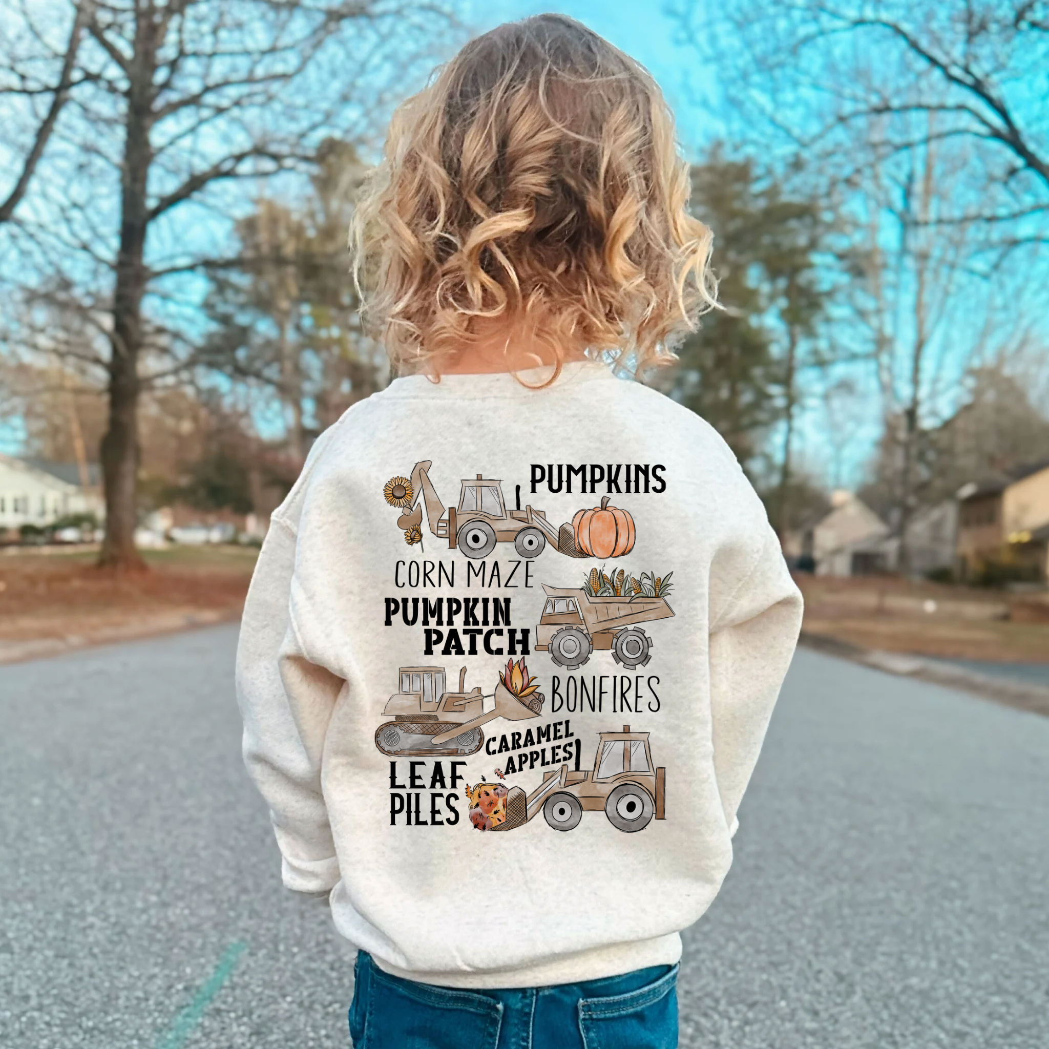 Fall Things Back Design Crewneck