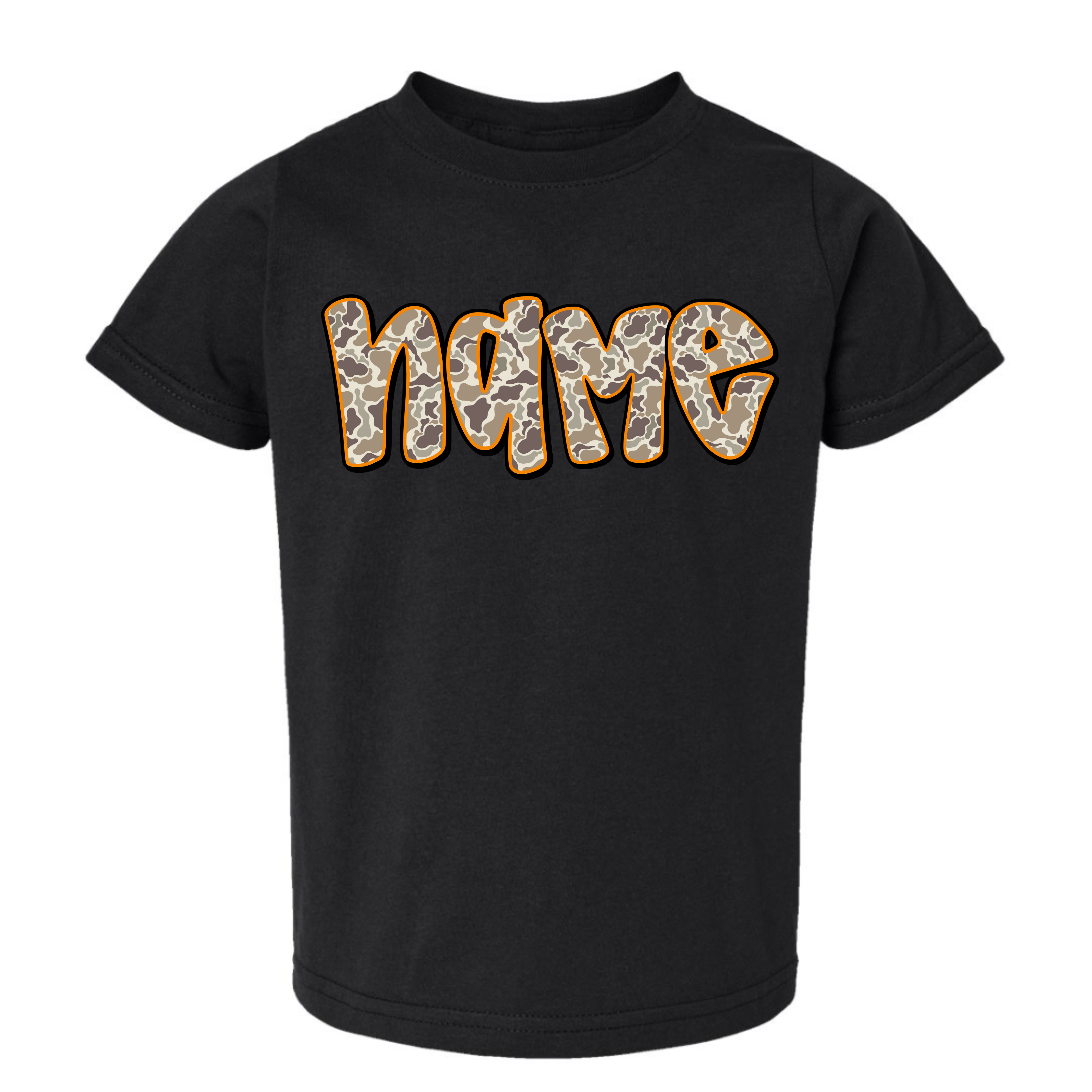 Old School Camo Name Tee - Custom