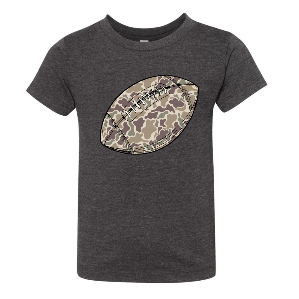 Camo Football Front Design - 2 colors