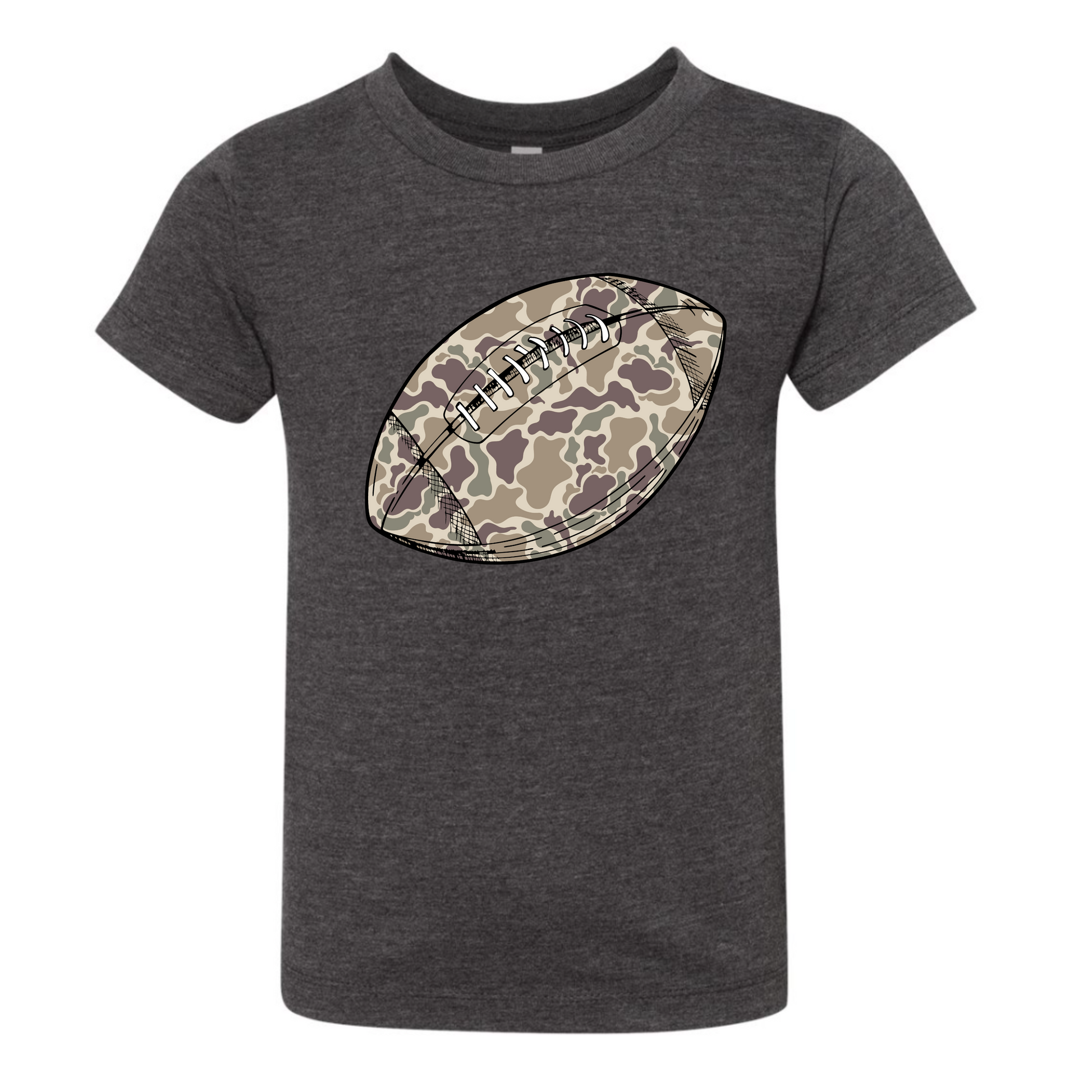 Camo Football Front Design - 2 colors