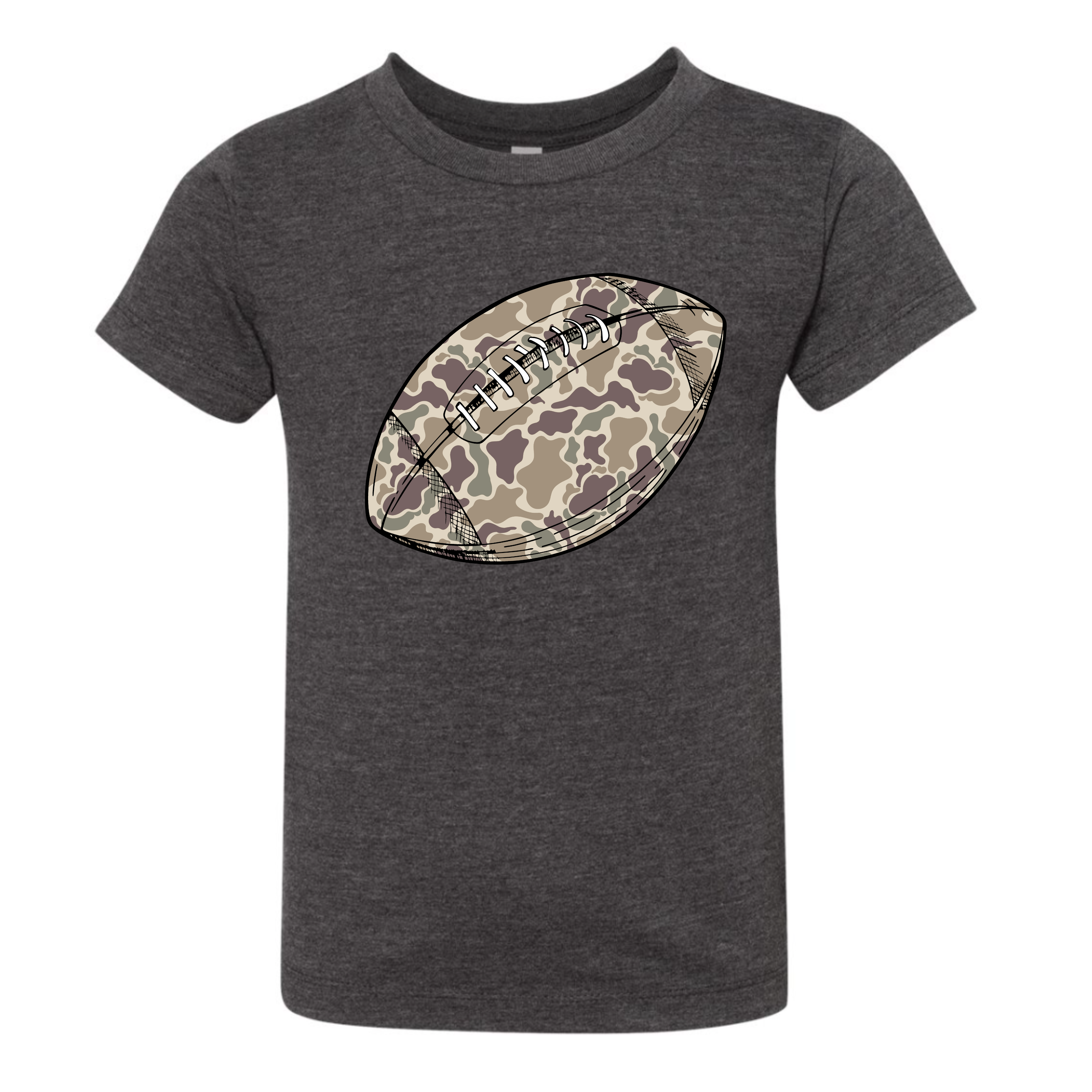 Camo Football Front Design - 2 colors