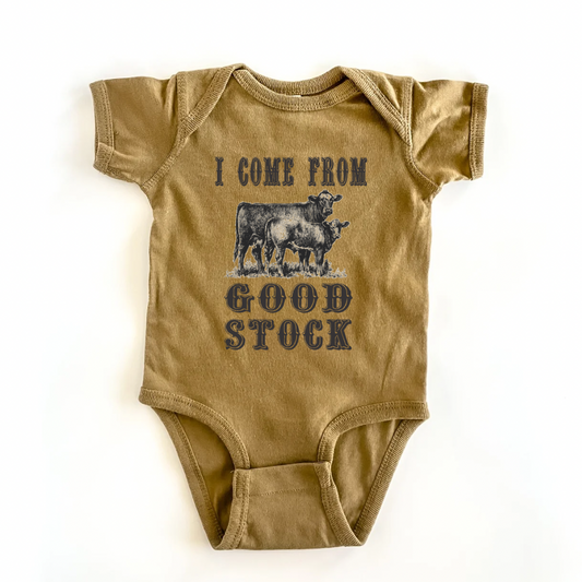 I Come From Good Stock Onesie
