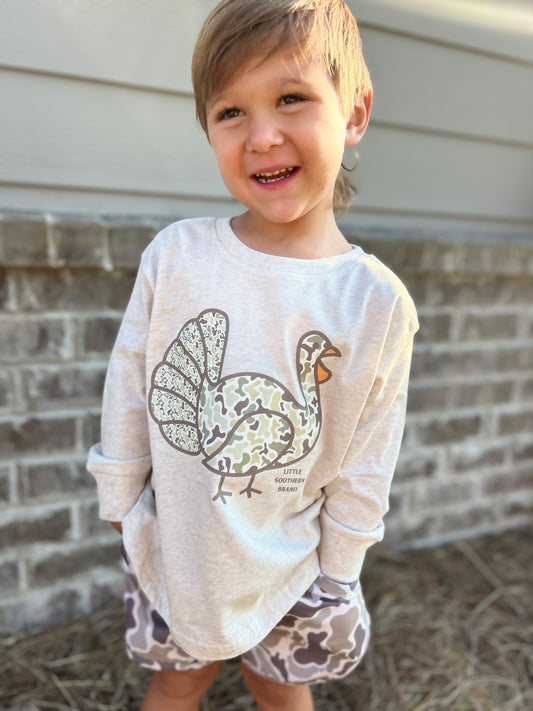 Camo Turkey - Natural Heather